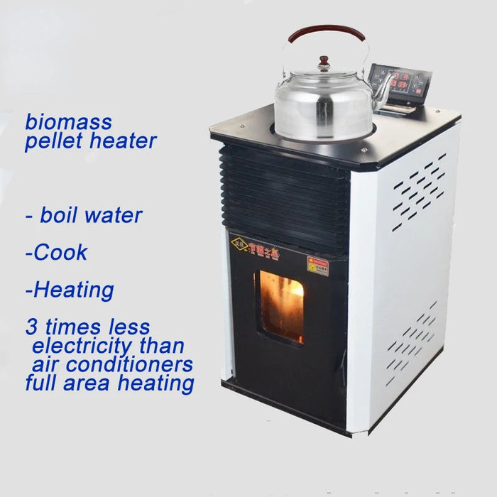 Enagua Mart Multi-Function Pellet Heater Ring - Smokeless Biomass Heating Stove for Cooking and Humidification