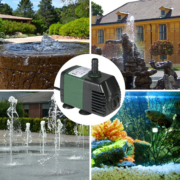 Enagua Mart 1500L/H 25W Submersible Water Pump - For Aquariums and Fountains