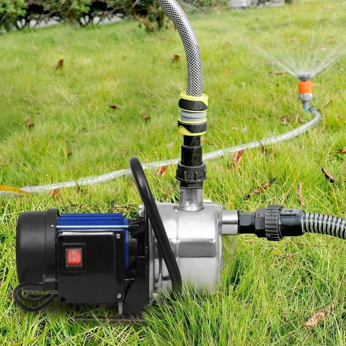 Enagua Mart Self-Priming Garden Pump with Stainless Steel Pump Head - Ground Pump for Garden Use