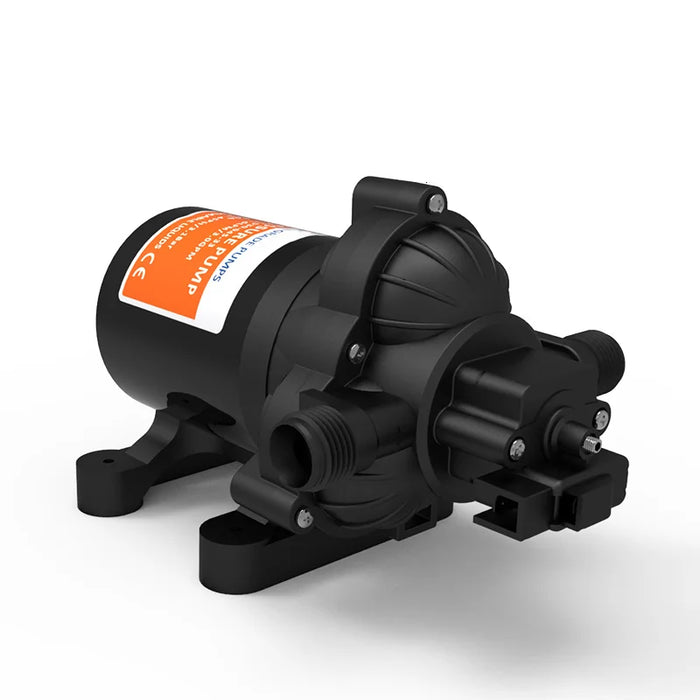 Enagua Mart Chamber Reciprocating Water Pump - 12V 45PSI Self-Priming Marine Diaphragm Pump for RV, Boat, and Camper