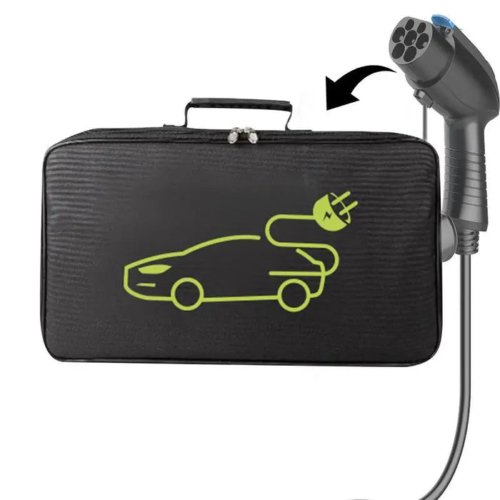 Enagua Mart EV Charging Cable Organizer Bag - Large Capacity Storage Bag for Cables and Accessories