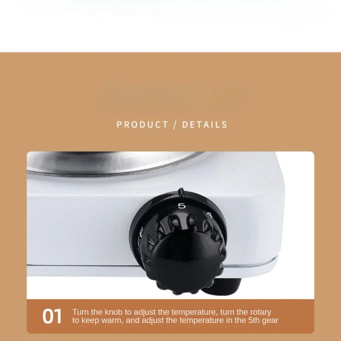 Enagua Mart Electric Stove Tea Maker - Mini Induction Cooker for Coffee, Tea, and Mocha Brewing