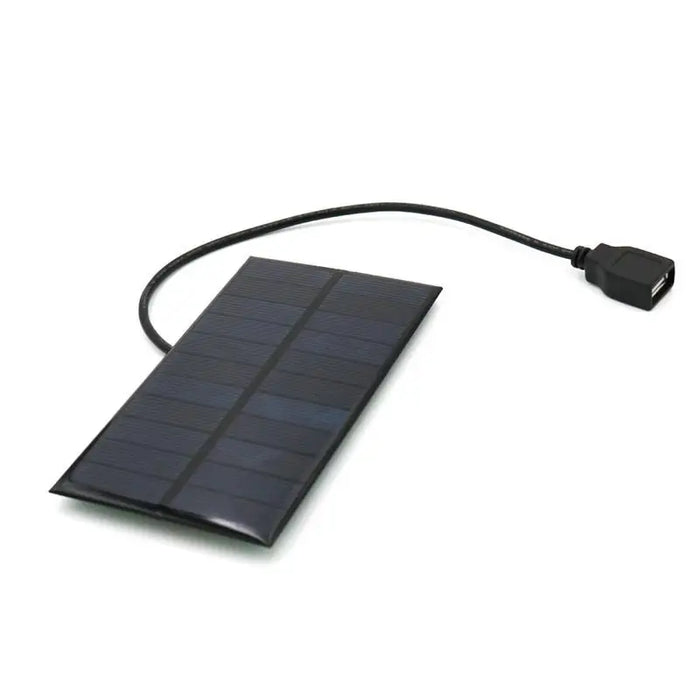 Enagua Mart 5.5V Solar Panel Power Bank - Portable USB Charger for Outdoor Devices and Hiking