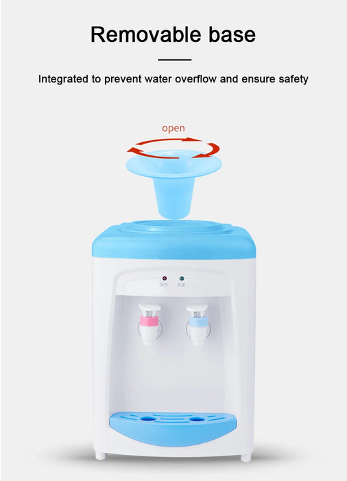 Enagua Mart Mini Electric Water Dispenser – Desktop Water Heater with 4L Bucket and Instant Heating