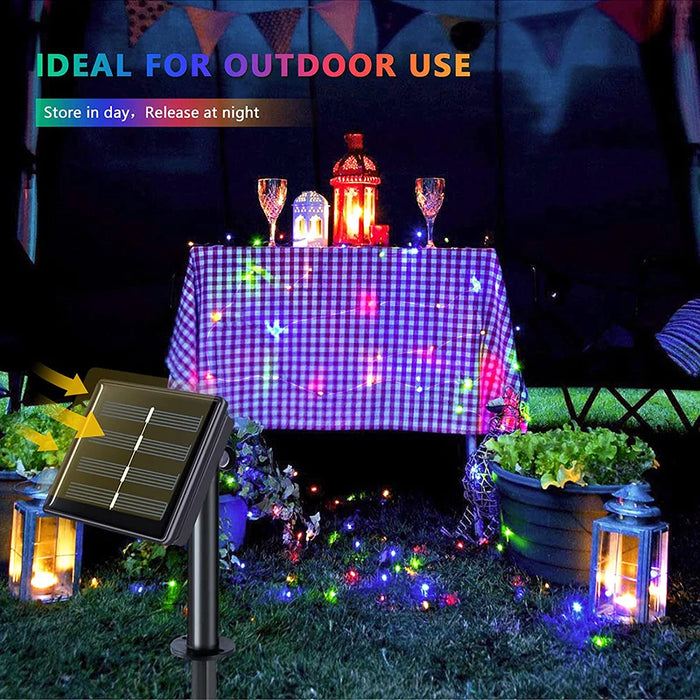 Enagua Mart Solar String Lights - 7.32M Waterproof LED Garland, Outdoor Decorative Lights for Garden and Patio