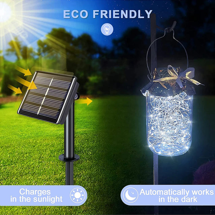 Enagua Mart Solar Light String Fairy Lamp - 7-32M LED Garland Outdoor Waterproof