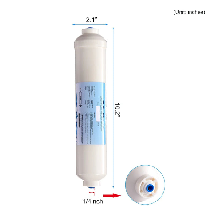 Enagua Mart Refrigerator Water Filter - Coconut Shell Activated Carbon Water Treatment