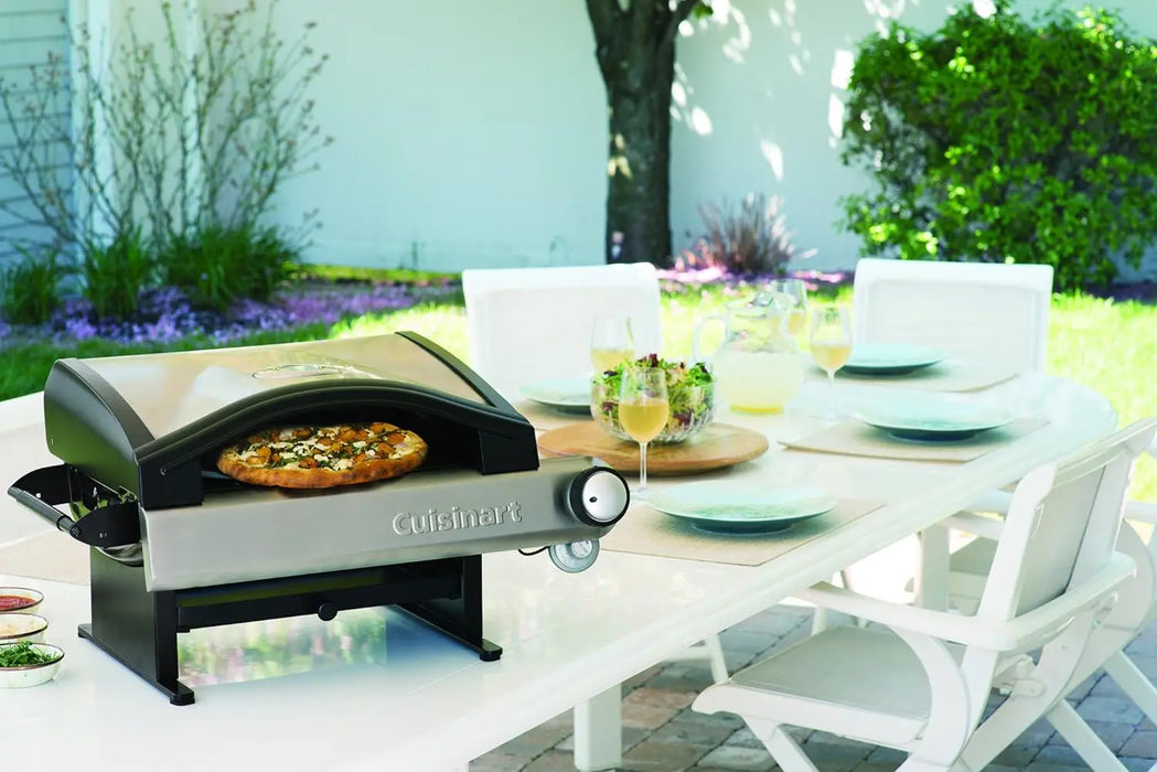 Enagua Mart Cuisinart CPO-600 Portable Outdoor Pizza Oven - Premium Pizza Oven for Backyard & Camping