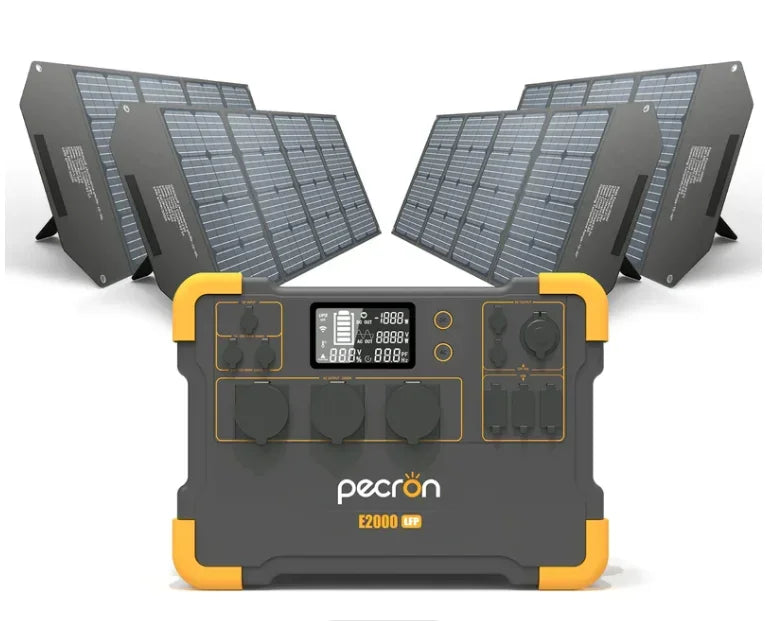 Enagua Mart Pecron E2000LFP Portable Power Station - 8000Wh Superior Fast Charge Solar Generator