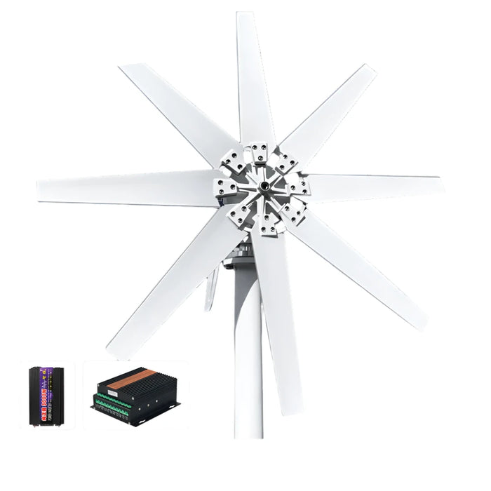 Enagua Mart Wind Turbine Generator 1000W - Horizontal 24V/12V Magnetic Dynamo