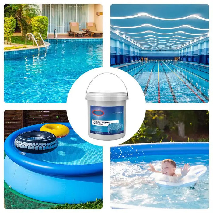 Enagua Mart Pool Cleaning Tablet - Chlorine Pills for Pool and Hot Tub Care