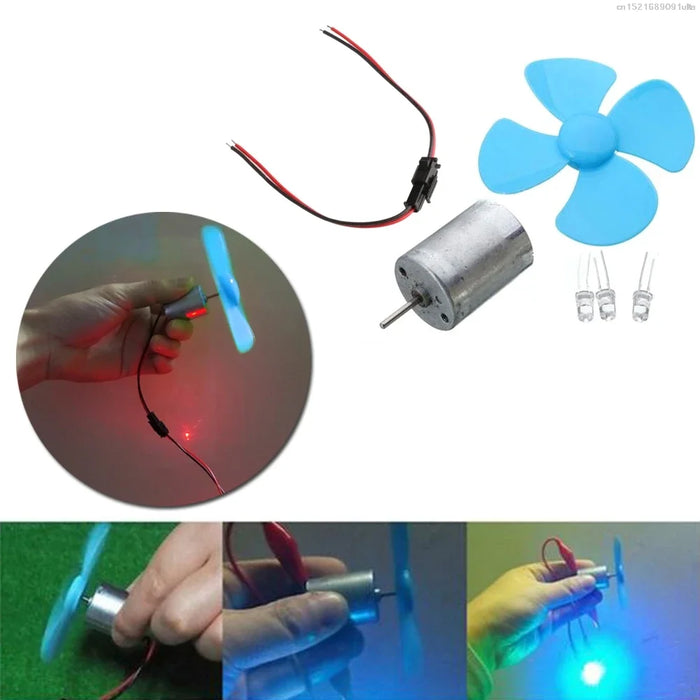 Enagua Mart Micro Wind Generator Kit - 0-20V Mini Wind Turbine for DIY Energy Projects