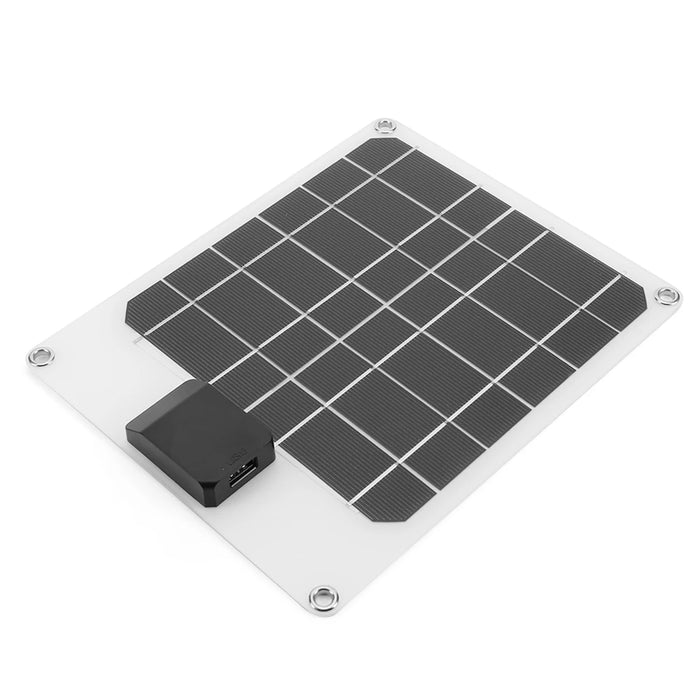 Enagua Mart 20W/25W Solar Panel USB Fast Charging Kit - 5V Waterproof Outdoor Solar Plate for Hiking, Travel, and Emergency Charging