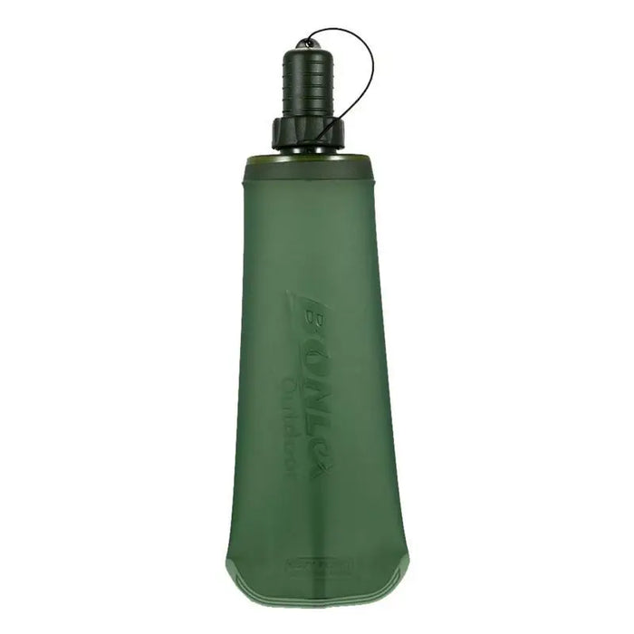 Enagua Mart TPU Folding Soft Flask - 250ml/500ml Collapsible Sports Water Bottle for Running and Hiking