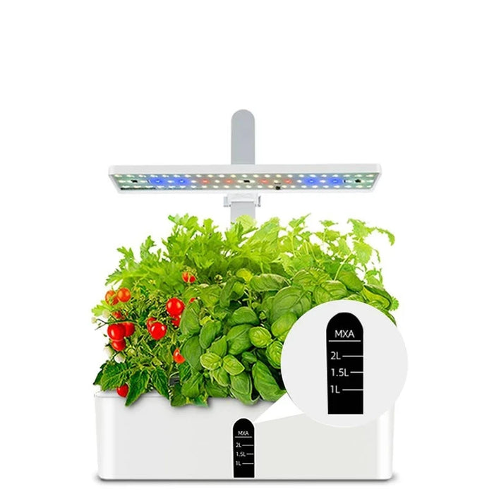 Enagua Mart Smart Hydroponics Growing System - LED Grow Light, Indoor Herb Nursery Kit