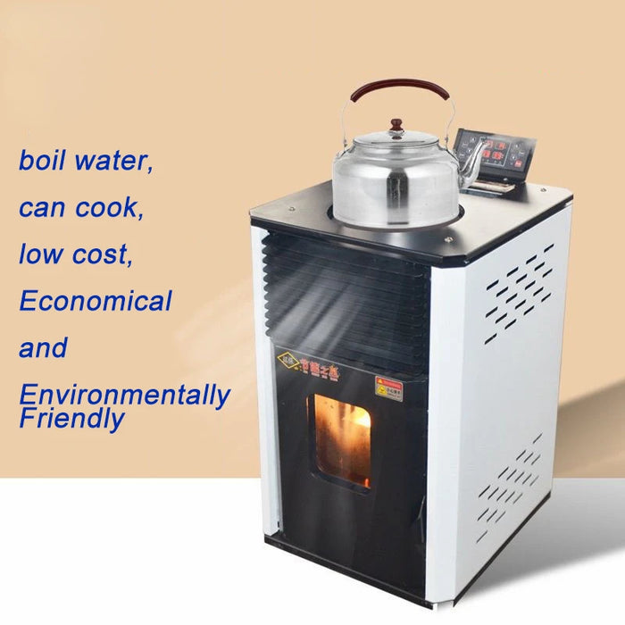 Enagua Mart Multi-Function Pellet Heater Ring - Smokeless Biomass Heating Stove for Cooking and Humidification