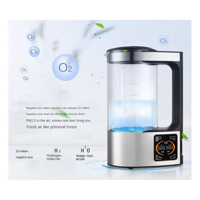 Enagua Mart 2L Rich Hydrogen Water Bottle - Alkaline Water Ionizer Machine