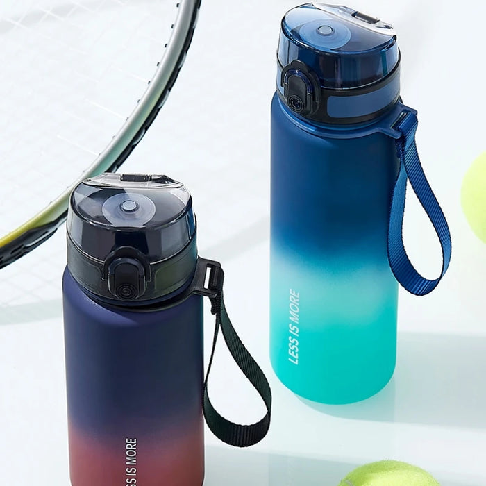 Enagua Mart Gianxi Portable Gradient Color Plastic Water Bottle - Leak-Proof Sports & Travel Jug