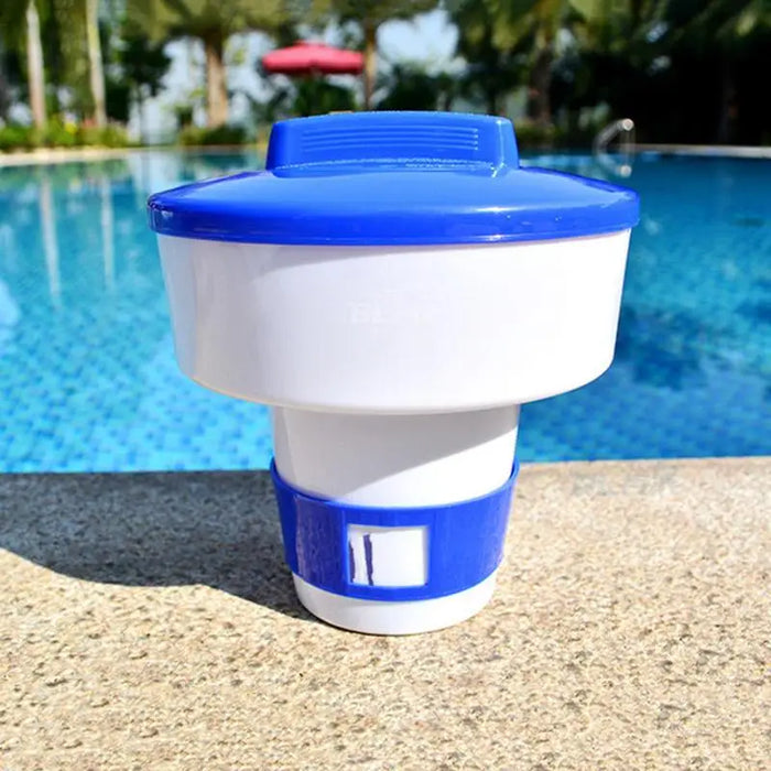 Enagua Mart Swimming Pool Floating Chlorine Dispenser - Automatic Purifier with Tablets for Water Disinfection