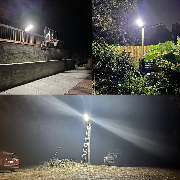 Enagua Mart Solar Lights Outdoor - Powerful 2024 Motion Sensor with 3 Modes, Remote Control, Waterproof, Super Bright Garden Street Lamp