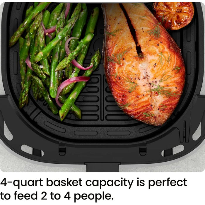 Enagua Mart 4-Qt Compact Air Fryer - Hi-Fry Technology with Touchscreen for Quick & Easy Meals