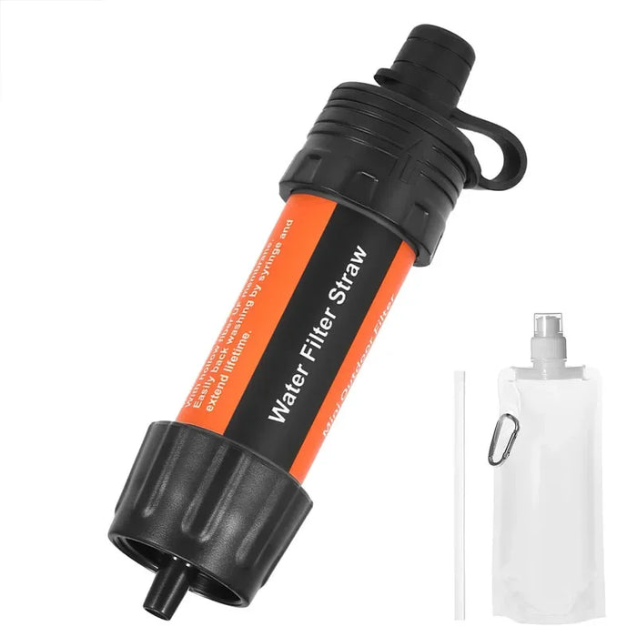 Enagua Mart Portable Water Filter Straw - Emergency Drinking Purifier for Camping, Hiking, and Survival