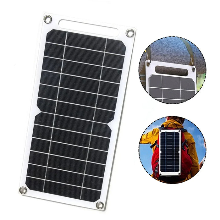 Enagua Mart 10W 5V Flexible Solar Panel - For Mobile Phone Chargers and Outdoor Solar Kits, Solar Panel Backpack Solar Charger