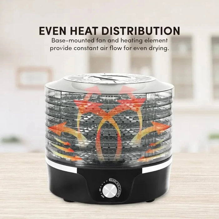 Enagua Mart Food Dehydrator with Adjustable Trays - Perfect for Jerky, Herbs, and Dried Snacks