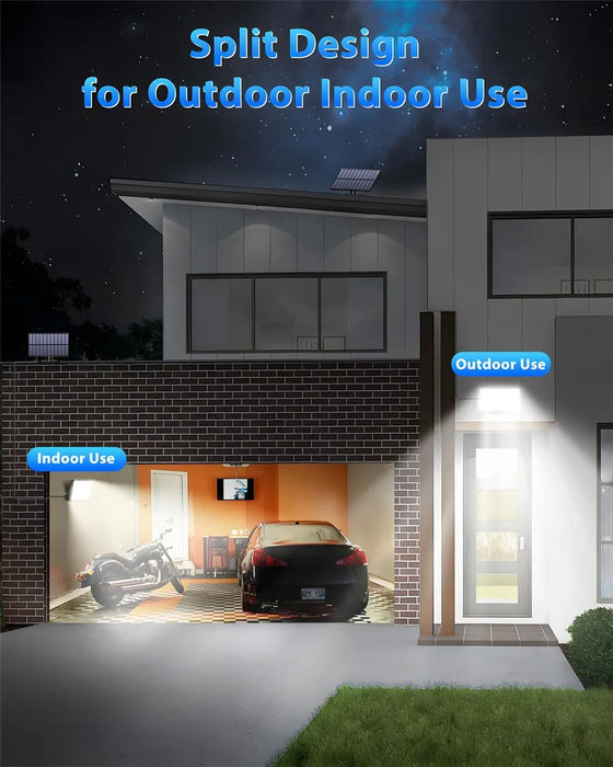 Enagua Mart 172LED Solar Light Outdoor Waterproof with Motion Sensor - Remote Control Floodlight for Patio, Garage, Backyard