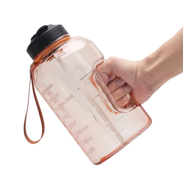 Enagua Mart Sport Water Bottle with Straw - 2.2L Large Capacity Gym Fitness Tourism BPA-Free Sports Bottles