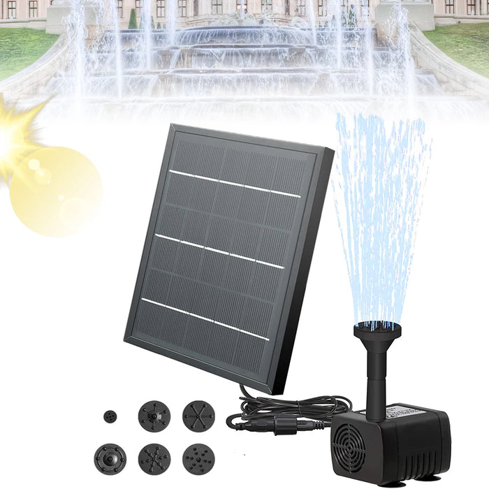 Enagua Mart 3W Glass Solar Panel - 7.5V Charger for Home Light, Solar Pump, Mini Cells, Waterproof High-Efficiency Output