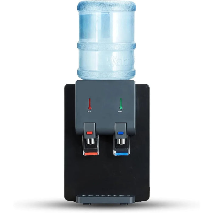 Enagua Mart Premium Countertop Water Cooler Dispenser - Top Loading, Hot & Cold, Child Safety Lock