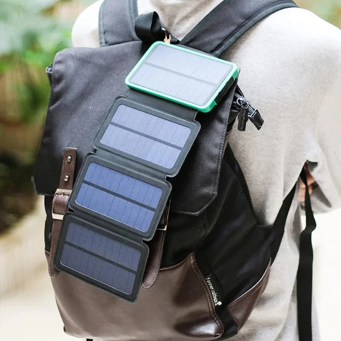 Enagua Mart 50,000mAh Waterproof Solar Power Bank - Portable Foldable Solar Charger for Outdoor Use