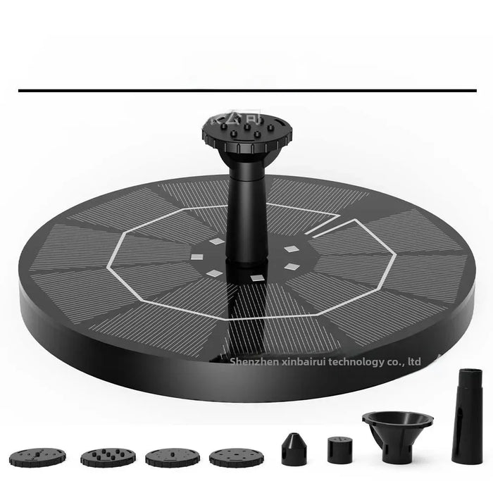 Enagua Mart Solar Outdoor Landscape Fountain - LED Courtyard Garden Water Pump for Bird Bath and Pond