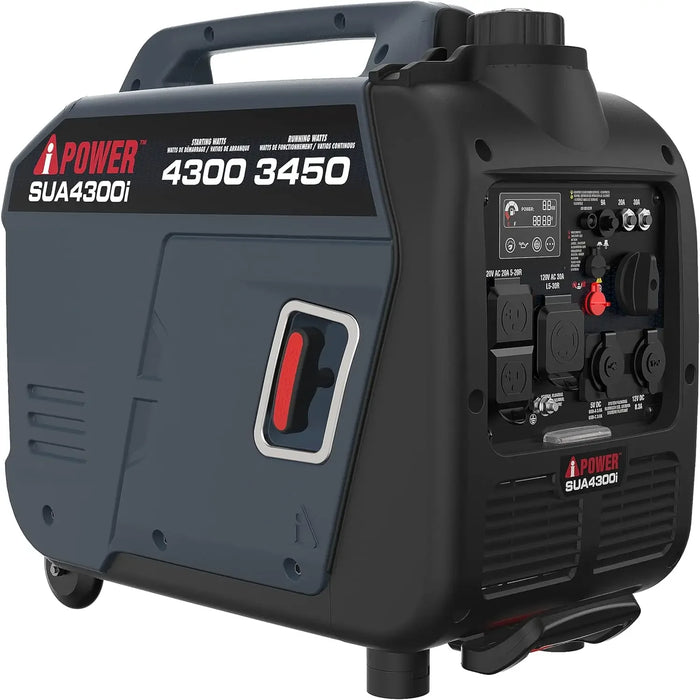 Enagua Mart 4300W Portable Inverter Generator - RV Ready, EPA & CARB Compliant with CO Sensor