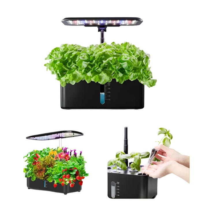 Enagua Mart 40Pcs Hydroponic Garden Accessories Kit - Grow Baskets, Sponges, Labels & More