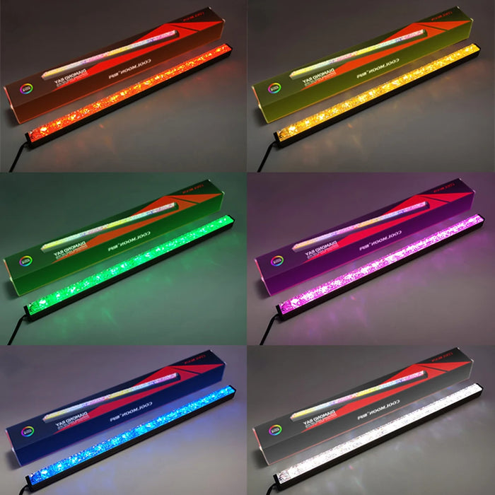 Enagua Mart Coolmoon ARGB LED Strip Light - Magnetic DIY Lamp Bar for PC Case Chassis Decoration