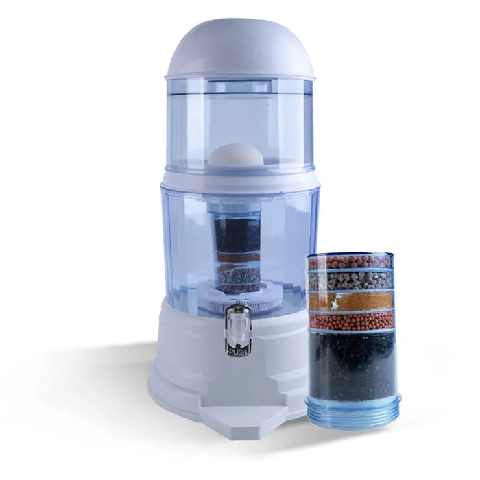 Enagua Mart 16L Water Filter Drinking Bottle - Household Water Purifier, Pure Filter Purificador de Agua Potable