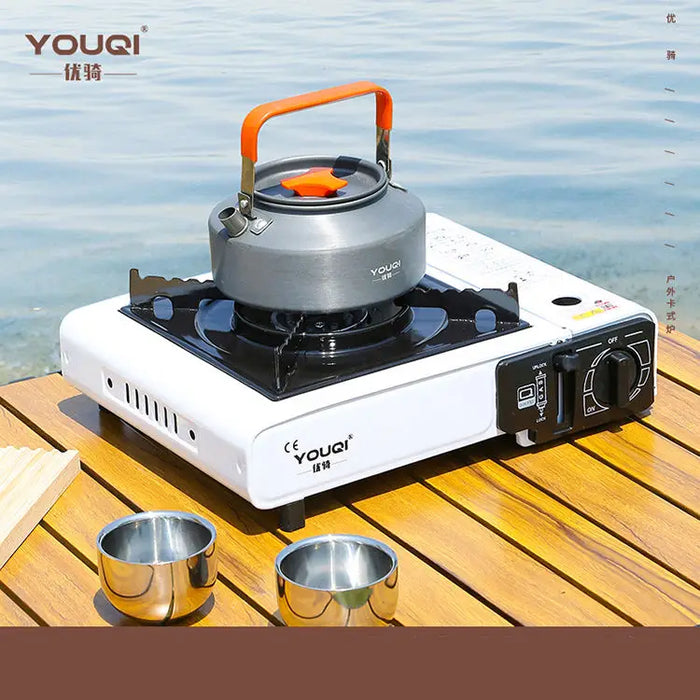 Enagua Mart 2900W High Power Camping Gas Stove - Lightweight Cassette Gas Burner for Hiking and Backpacking