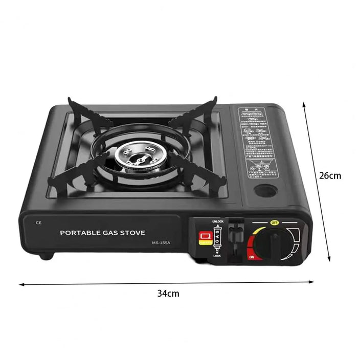 Enagua Mart Portable Windproof Camping Gas Stove - Automatic Ignition and Energy-Saving Design