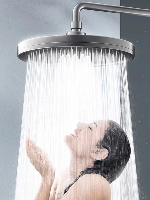 Enagua Mart 6-Modes Large Panel Rainfall Shower Head - High-Pressure Supercharge Spray for Bathroom