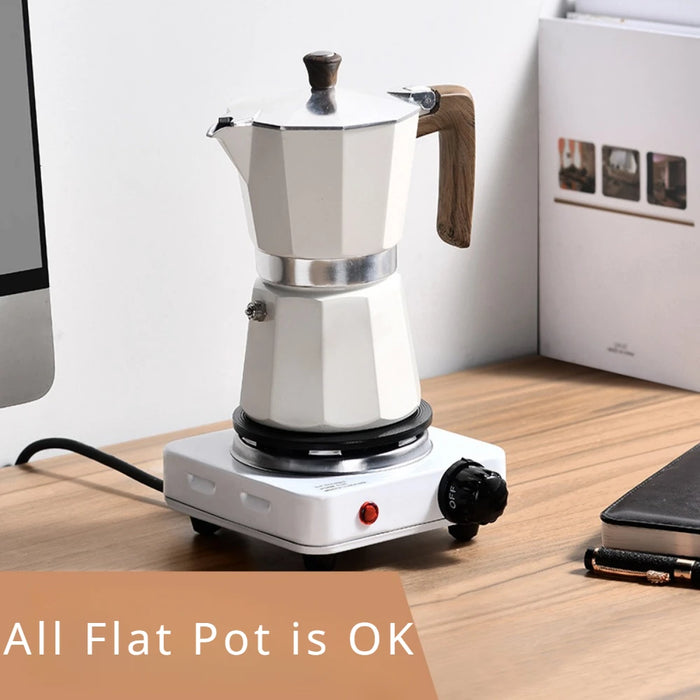 Enagua Mart Electric Stove Tea Maker - Mini Induction Cooker for Coffee, Tea, and Mocha Brewing