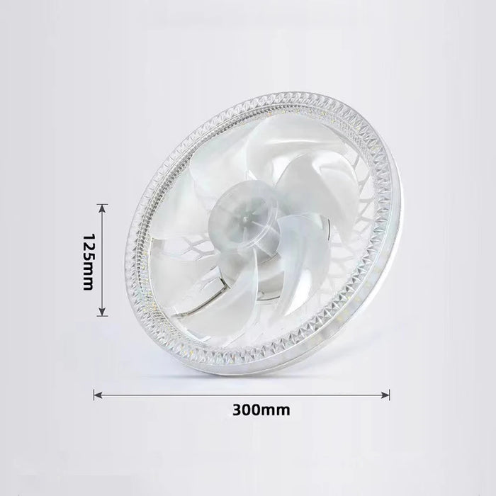 Enagua Mart Modern E27 Ceiling Fan Light - LED Remote Control Dimmable Energy-Efficient Fan for Home