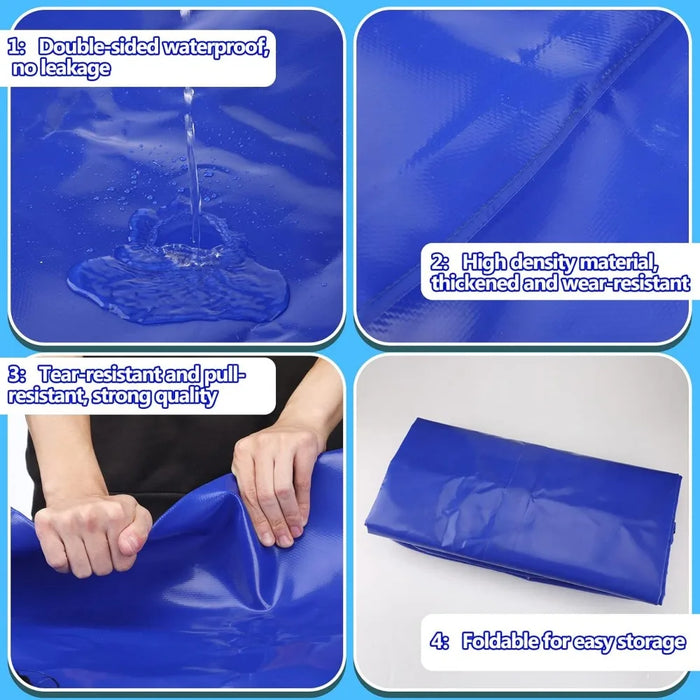 Enagua Mart Large Capacity Water Storage Bladder - Foldable Portable Rainwater Bag for Emergency Use