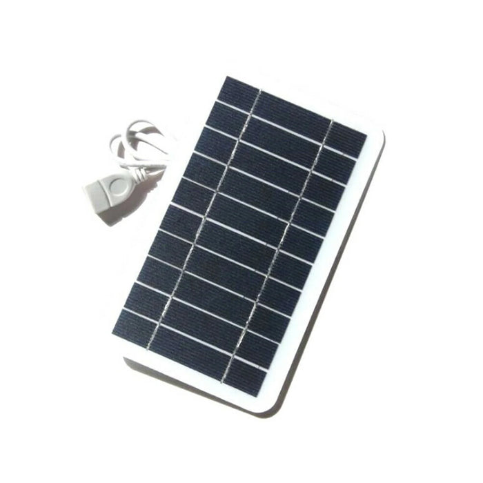 Enagua Mart 2W USB Solar Charger Panel - Portable 5V Mini Solar Charger for Phones and Travel Use