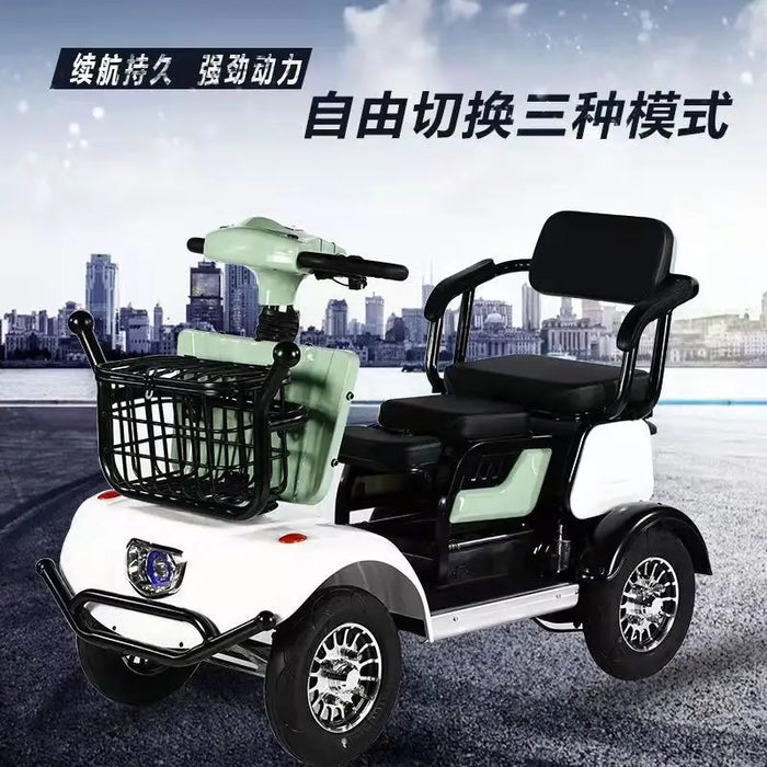 Enagua Mart 800W Customizable Adult Four-Wheel Electric Leisure Car with Cabin