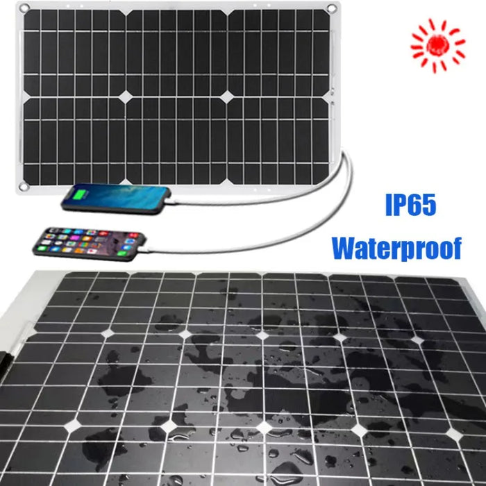 Enagua Mart 600W Solar Panel Kit - Complete 12V USB with 100A Controller for Car, Yacht, RV, Boat, Mobile Phone Battery Charger