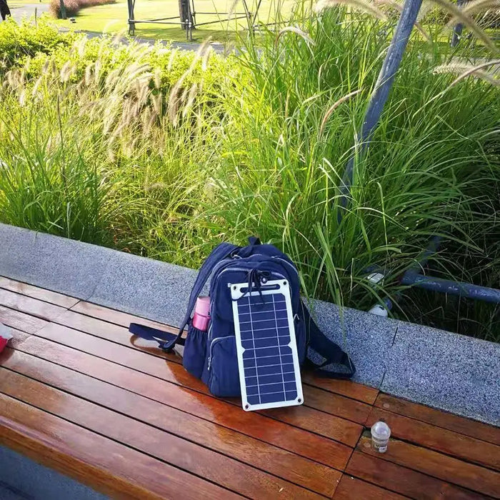 Enagua Mart Foldable Portable Solar Charger - Power Bank Battery for Mobile Phones