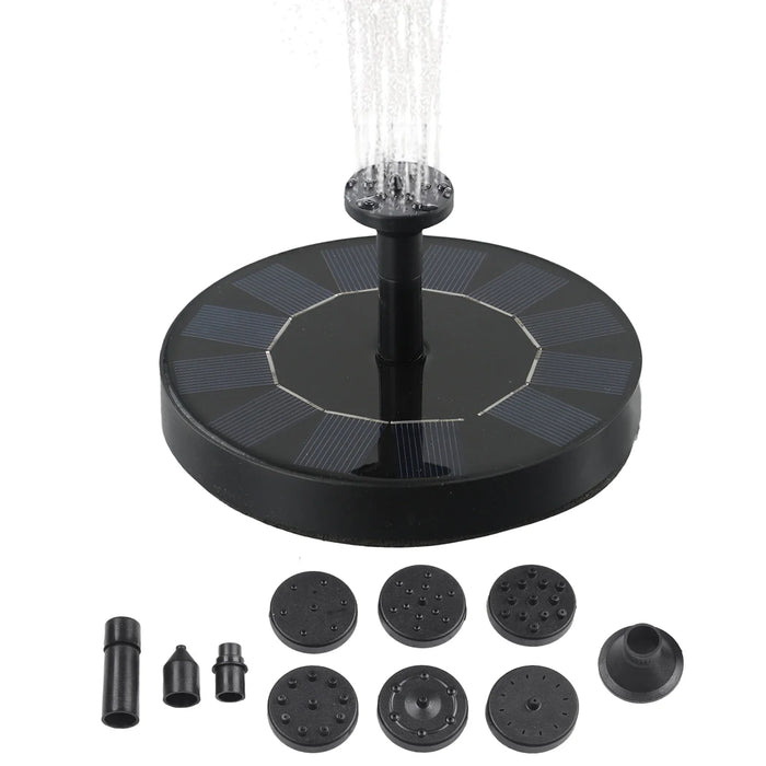 Enagua Mart Solar Fountain Floating Pump - Outdoor Garden Pond Water Feature