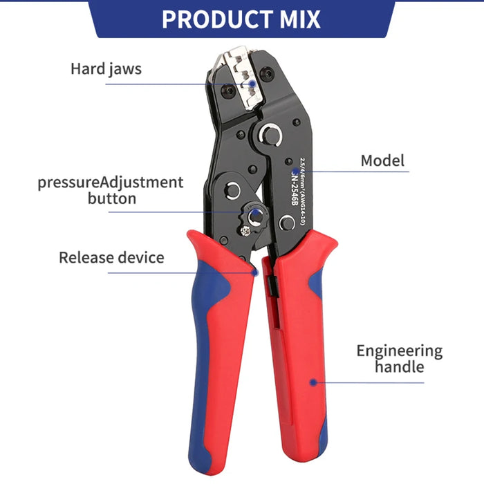 Enagua Mart SN-2546B Solar Photovoltaic Connectors Plier Crimping Tool Set